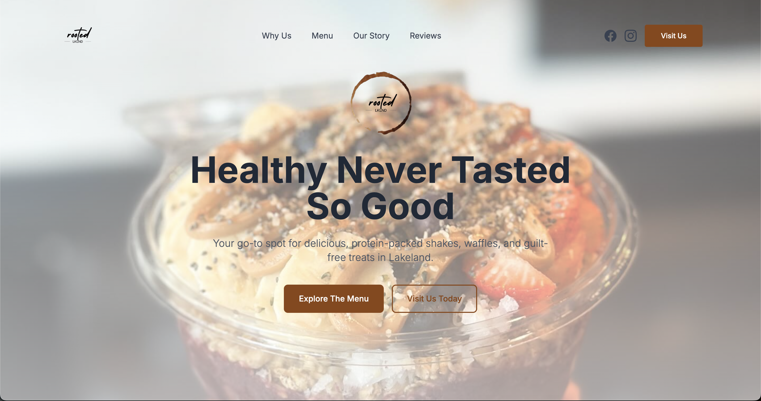 Rooted website - Modern website design by LX Web Design